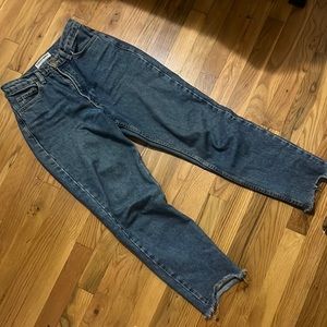 American apparel denim mom jeans